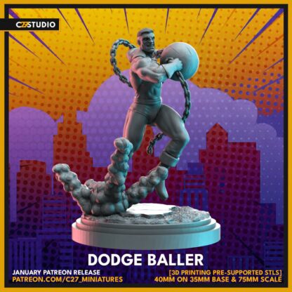 Dodge Baller aka Thunderball de c27 avec base 35mm