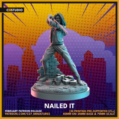 Nailed It aka Colleen Wing de c27 avec base 35mm