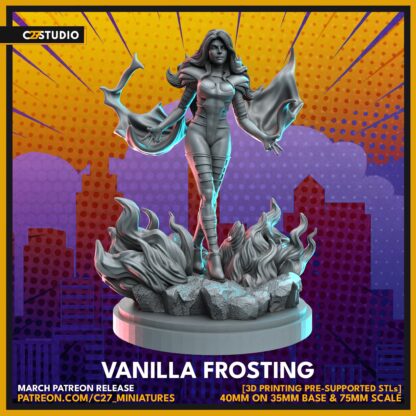 Vanilla Frosting aka Phoenix Five Emma Frost de c27 avec base 35mm