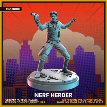 Nerf Herder aka Han Solo de c27 avec base 40mm