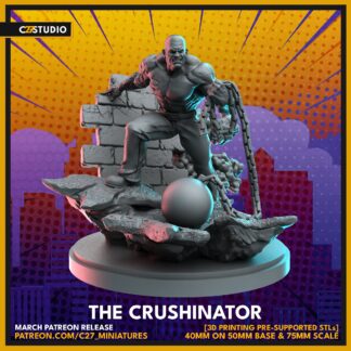 The Crushinator aka Absorbing Man de c27 avec base 50mm