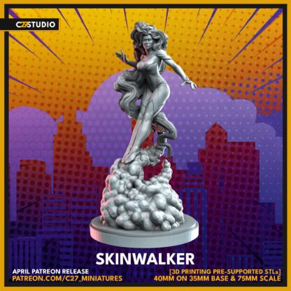 Skinwalker aka Meggan de c27 avec base 35mm