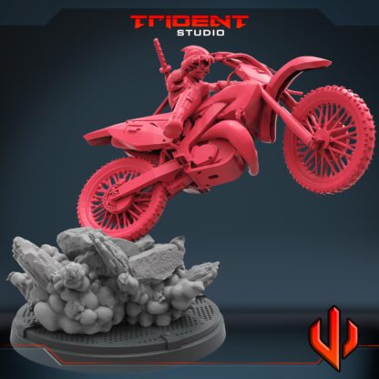 Gwenpool de Trident Studio avec sa base 35mm (2 variations)