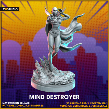 Mind Destroyer aka Moondragon de c27 avec base 35mm