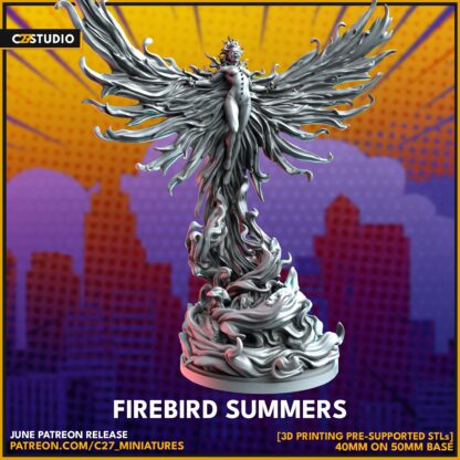 Firebird Summers aka Rachel Summers de c27 sur sa base 50mm