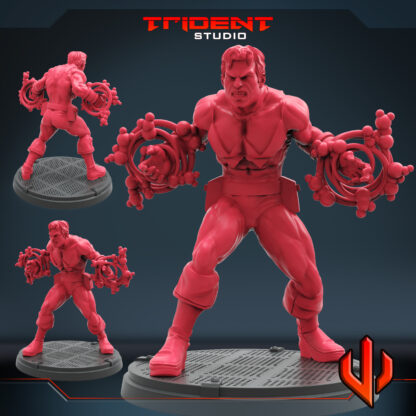 Classic Wonder Man de Trident Studio avec sa base 35 mm