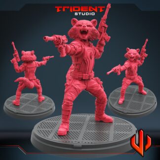 Rocket de Trident Studio avec sa base 35mm (2 variations)