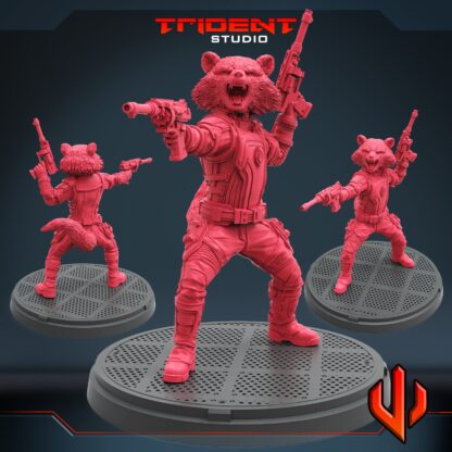 Rocket de Trident Studio avec sa base 35mm (2 variations)