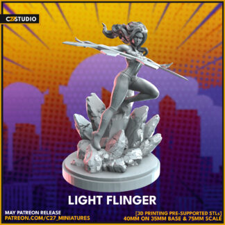 Light Flinger aka Dagger de c27 avec base 35mm