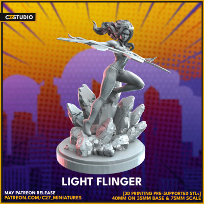 Light Flinger aka Dagger de c27 avec base 35mm