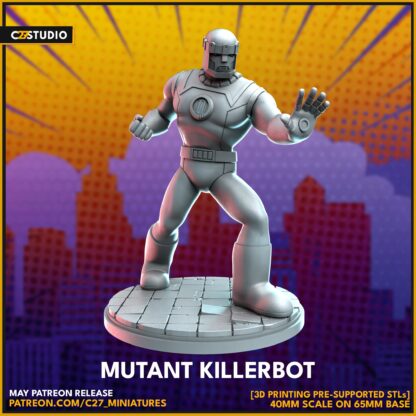 Mutant Killerbot aka Sentinel de c27 avec base 65mm