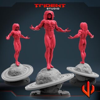 Living Tribunal de Trident Studio avec sa base 50mm