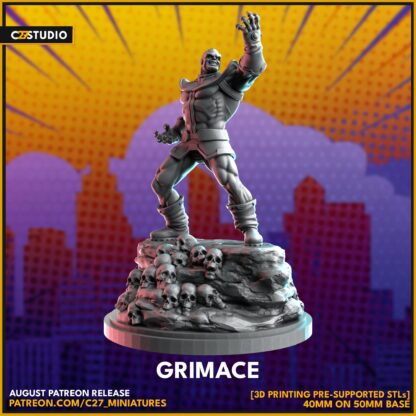 Grimace aka Thanos de c27 sur sa base 50mm