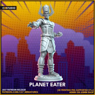 Planet eater aka Galactus de c27 sur sa base 65mm