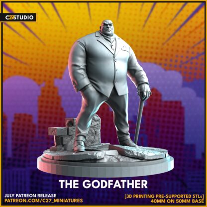 The Godfather aka Kingpin de c27 sur sa base 50mm