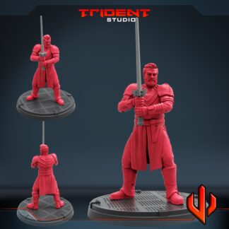 Baylan Skoll de Trident Studio avec sa base 40mm