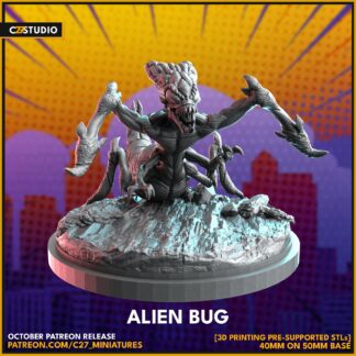 Alien Bug aka Brood de c27 avec base 50mm