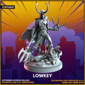 Lowkey aka Loki de c27 sur sa base 35mm