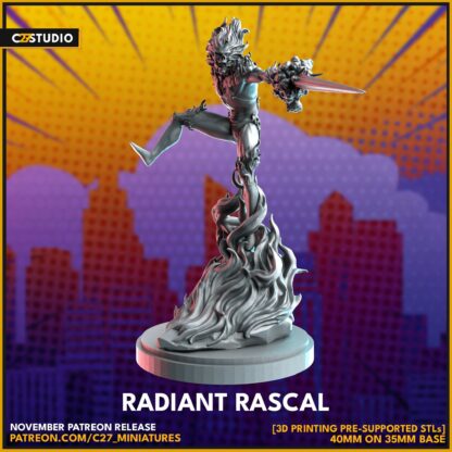 Radiant Rascal aka Starbolt de c27 sur sa base 35mm