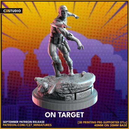 On Target aka Bullseye de c27 sur sa base 35mm