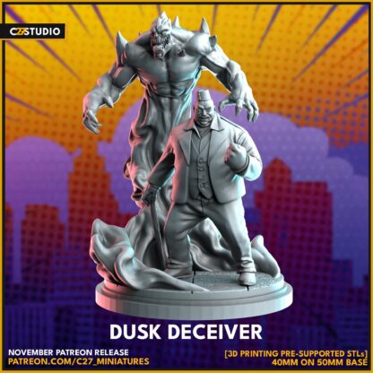 Dusk Deceiver aka Shadow King de c27 avec base 50mm