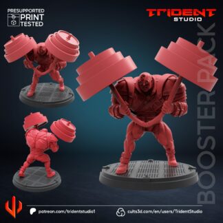 Strong Guy de Trident Studio avec sa base 50mm