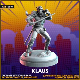 Klaus de c27 avec sa base 35 mm
