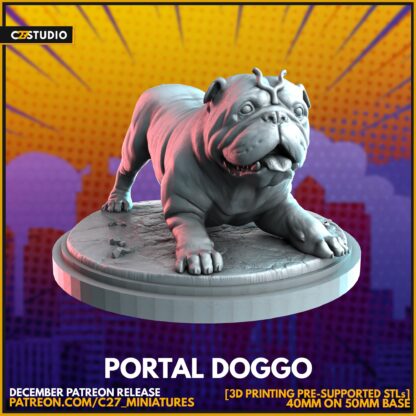 Lockjaw aka portal doggo de c27 avec sa base 50 mm