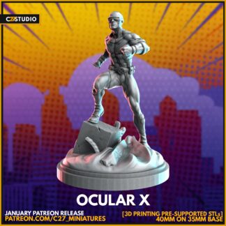 Cyclops house of X aka Ocular X de c27 avec sa base 35 mm