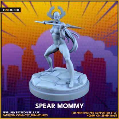 Proxima Midnight aka Spear Mommy de c27 avec sa base 35 mm