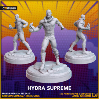 Baron Strucker aka Hydra Supreme de c27 avec sa base 35 mm