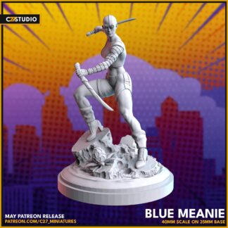 Nebula aka Blue meanie de c27 avec sa base 35 mm
