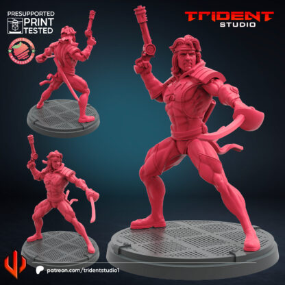 Corsair de Trident Studio avec sa base 35mm