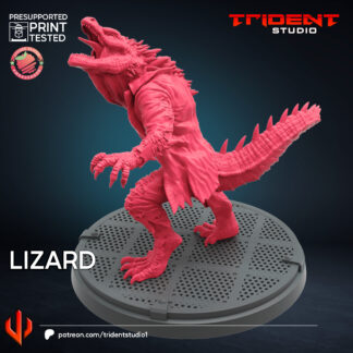 Lizard de Trident Studio avec sa base 50mm