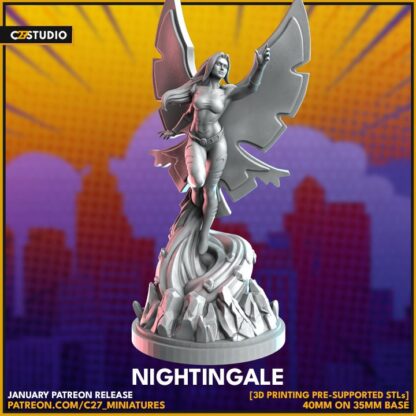 Songbird aka Nightingale de c27 avec sa base 35 mm