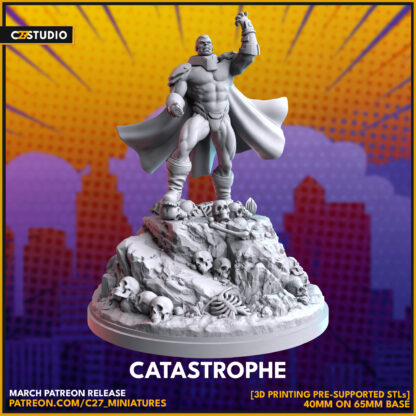Apocalypse aka Catastrophe de c27 avec sa base 65 mm