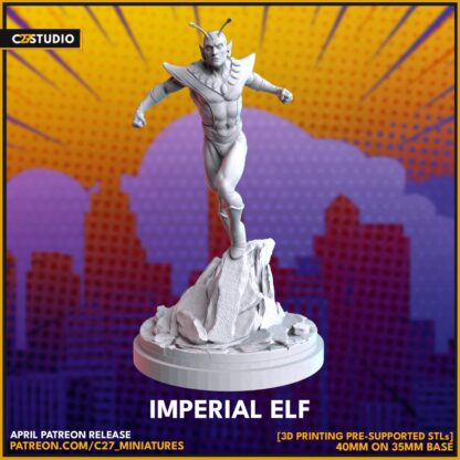 Hobgoblin aka imperial elf de c27 avec sa base 50mm