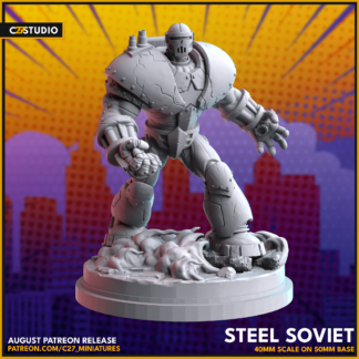 Crimson Dynamo aka Steel Soviet de c27 avec base 50mm