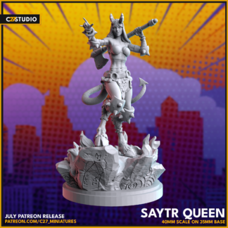 Magik - demon form aka Satyr Queen de c27 avec base 35mm