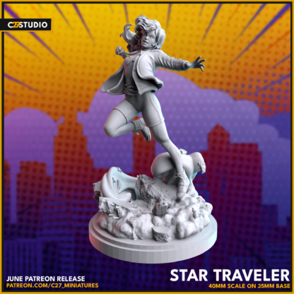 America Chavez aka Star Traveler de c27 sur sa base 35mm