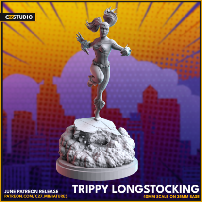 Astra aka Trippy Longstocking de c27 avec base 35mm