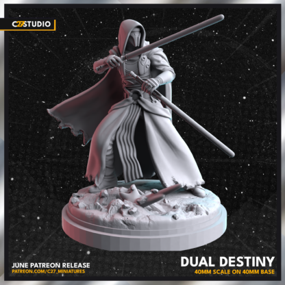 Darth Revan aka dual destiny de c27 avec base 40 mm