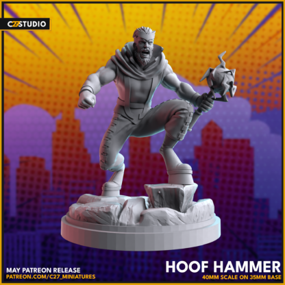 Gorgon aka hoof hammer de c27 avec base 35mm