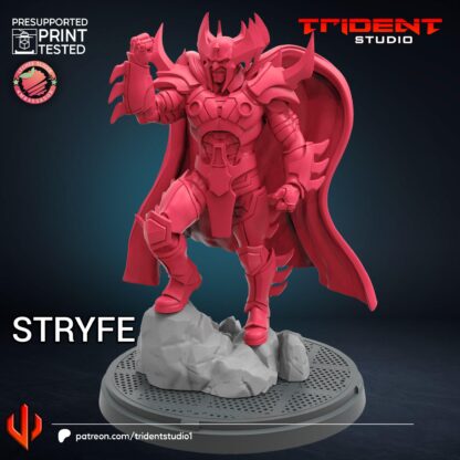 Stryfe de Trident Studio avec sa base 35mm