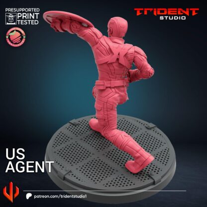 US Agent de Trident Studio avec sa base 35mm (2 variations)