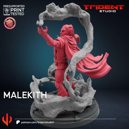 Malekith de Trident Studio avec sa base 35mm(!)
