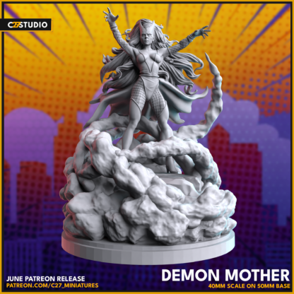 Lilith aka demon mother de c27 sur sa base 50mm