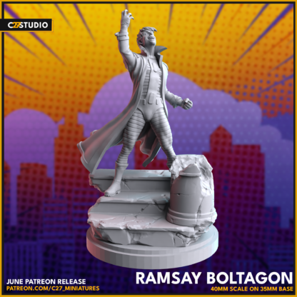 Maximus aka Ramsay Boltagaon de c27 avec base 35mm