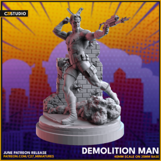 Punisher aka Demolition Man de c27 avec base 35mm
