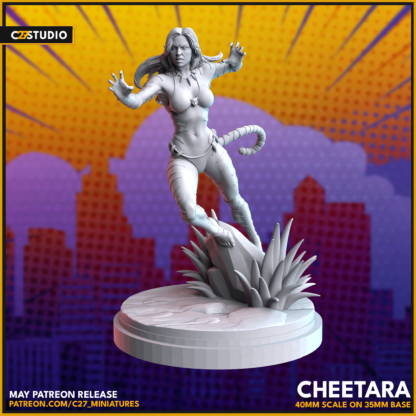 Tigra aka Cheetara de c27 avec base 35mm